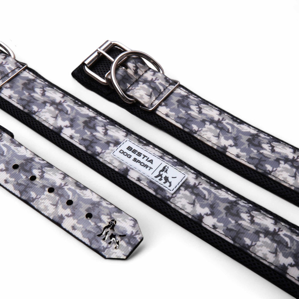 Collar BESTIA Dog Sport Grey Camo