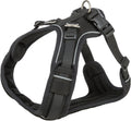 Trixie dog harness premium flexmesh wide chest black