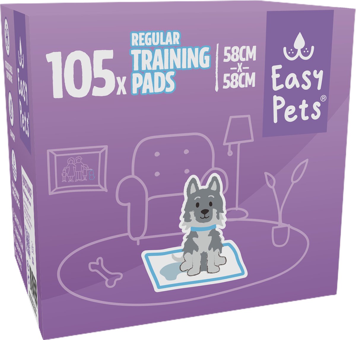 Empapadores Easypets con Aroma a Lavanda
