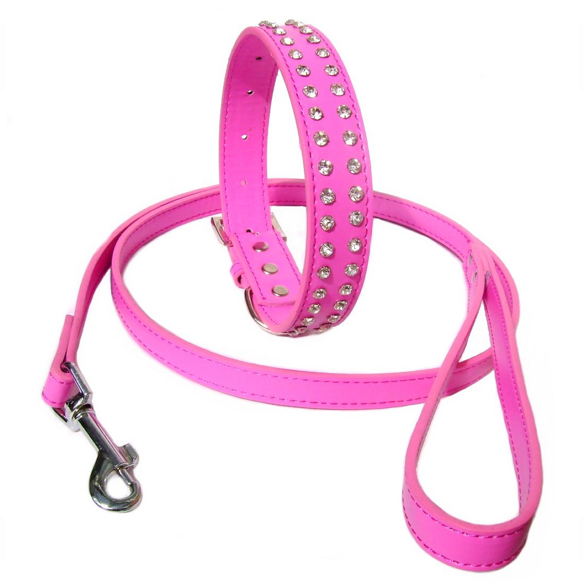 Conjunto Puppy Pink Collar + Correa