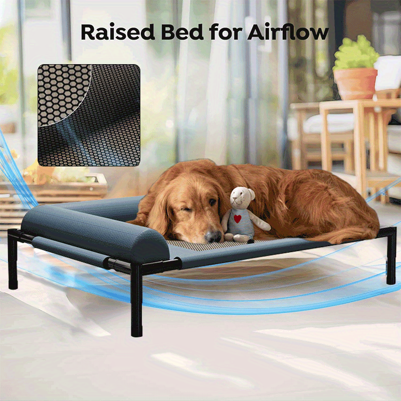 Cama Elevada Refrescante con Apoyo